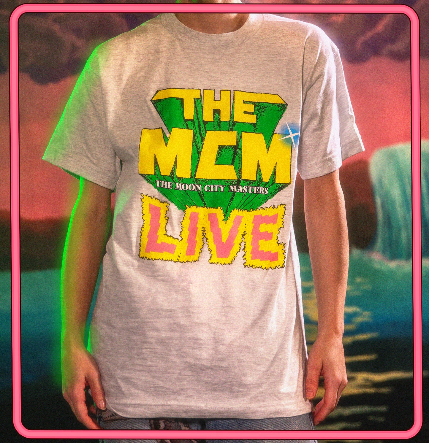 MCM LIVE! Tee in Ash Grey